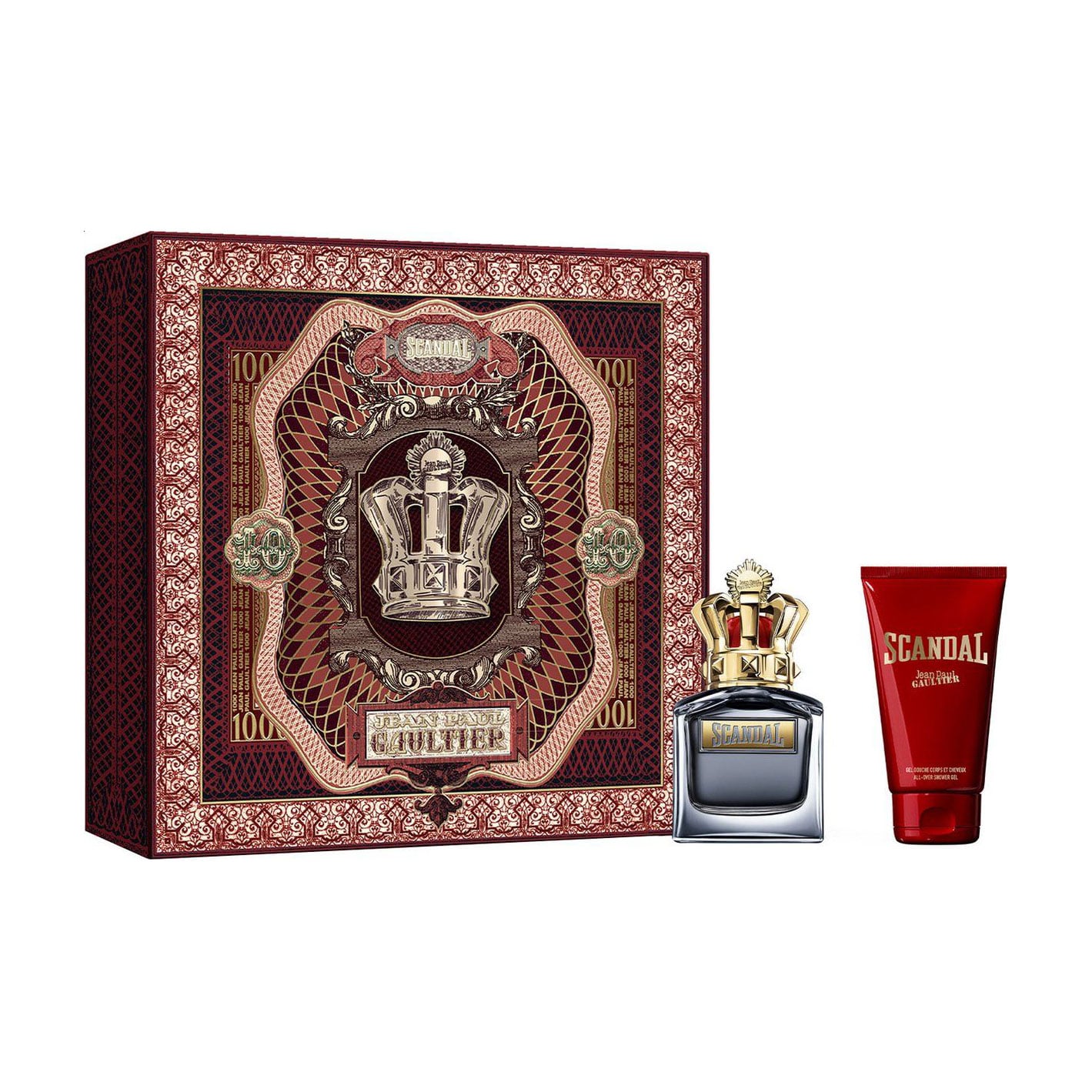 Парфумований набір Jean Paul Gaultier Scandal Pour Homme Set чоловічий (гель для душу, 75 мл + туалетна вода, 50 мл)